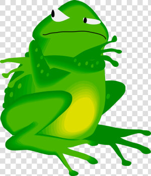 Grass toad artwork   Angry Frog Clipart  HD Png Download