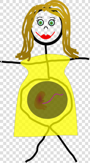 Pregnant Svg Clip Arts   Pregnant Woman Drawing Funny  HD Png Download