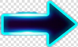  neon  flecha   Blue Arrow Neon Png  Transparent Png