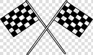 Flags  Checkered  Finish  Racing  Motor  Car  Formula   Race Flag Clip Art  HD Png Download