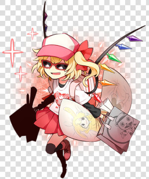 Cuddles  Flandre Scarlet  And Flippy Drawn By Alien   Flandre Scarlet Transparent  HD Png Download