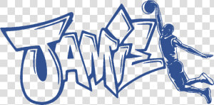 Basketball Graffiti Png   Jamie Graffiti  Transparent Png