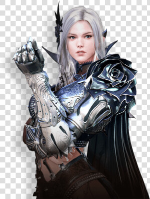 Darkknight Character Image   Black Desert Online Female Warrior  HD Png Download