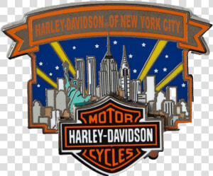 Nyc Skyline Pin   Pins Harley Davidson New York  HD Png Download