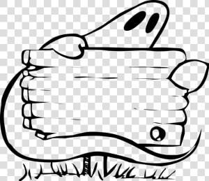 Halloween Costume Ghost Party Coloring Book   Ghost With Sign Clipart  HD Png Download