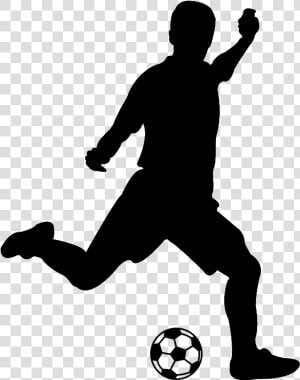 Sport Football Player Silhouette   Silhouette Football Player Png  Transparent Png