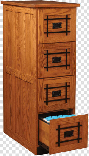 4 Drawer Mission Vertical File Cabinet   Cabinetry  HD Png Download