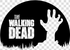 Pegatina Walking Dead Mano Zombi   Walking Dead Logo Png  Transparent Png