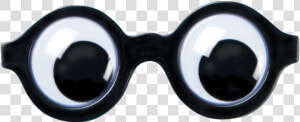 Eye Clip Googly   Googly Eyes With Glasses  HD Png Download