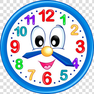 Cute Clock Png Clip Art   Clipart Of Clock  Transparent Png