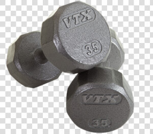 Picture Of 12 Sided Solid Gray Dumbbells   Alloy Steel Dumbbells  HD Png Download