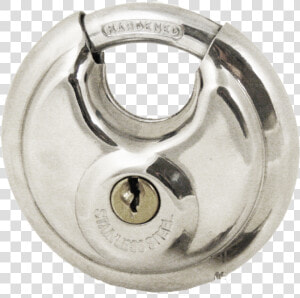 Round Padlock  Circular Padlock  Disc Padlock  Round  HD Png Download