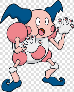 Mr Mime Pokemon Character Vector Art   Mr Mime And Mime Jr  HD Png Download