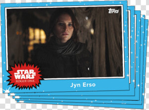 Jyn Erso 074 Topps Star Wars Rogue One   Jyn Erso Saw Gerrera  HD Png Download