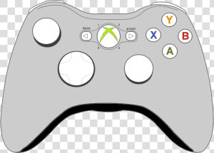 Xbox Controller Clipart Transparent Png   Xbox 360 Controller Clipart  Png Download