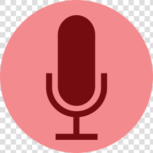 Record Button Microphone Svg Clip Arts   Microphone Button Red Png  Transparent Png