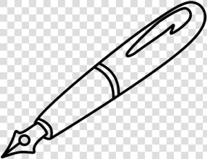 Pen To Write  Writing  Ballpoint Pen  Pen  Annotation   Dibujo De Una Pluma Para Escribir  HD Png Download