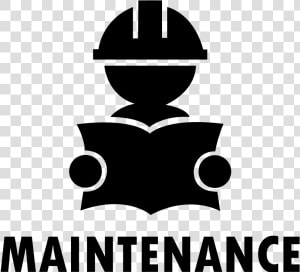 Maintenance Icon  Electrical  Electrical Wiring  Maintenance    Maintenance Black And White  HD Png Download