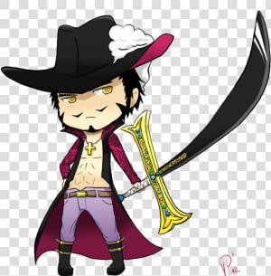 One Piece Chibi Mihawk By Pepschan   Dracule Mihawk Chibi  HD Png Download