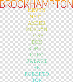  brockhampton  freetoedit   Orange  HD Png Download