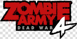 Zombie Army   Zombie Army 4 Logo  HD Png Download