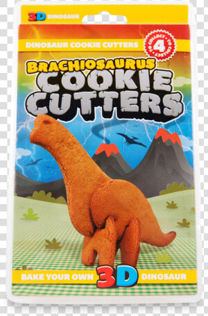 3d Dinosaur Cookie Cutter Brachiosaurus   Animal Figure  HD Png Download