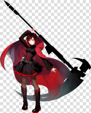 Ruby Rose And Rory Mercury   Png Download   Ruby Mobile Legend Anime  Transparent Png