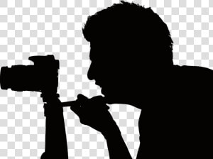 Person Taking Photo Silhouette  HD Png Download