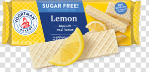 Sugar Free Lemon Wafers   Voortman Lemon Wafers  HD Png Download