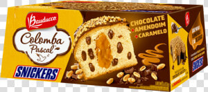 Colomba Pascal Bauducco Sabor Snickers   Snickers  HD Png Download