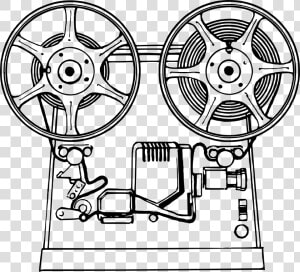 Projector Clip Arts   Film Projector Clipart  HD Png Download