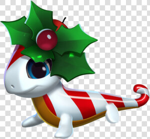 Candy Cane Dragon Baby   Baby Dragons From Dragon Mania Legends  HD Png Download