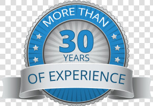 30 Years Experience   Over 30 Years Experience  HD Png Download