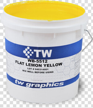 Tw 5512 Flat Lemon Yellow Water Based Poster Ink   Plastic  HD Png Download