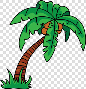 Scarce Palm Tree Drawing How To Draw A Easy Step By   Drawing A Palm Tree In Illustrator  HD Png Download