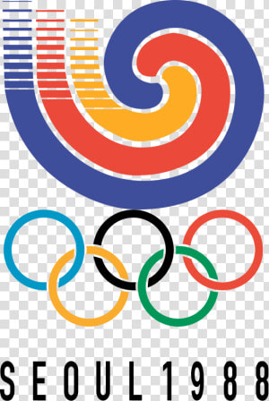 Track Field Symbols   1988 Olympics Logo  HD Png Download