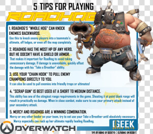 Hahke S Roadhog Tips   Overwatch Who Would Win Memes  HD Png Download