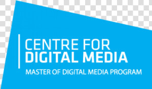 Centre For Digital Media   Centre For Digital Media Logo  HD Png Download