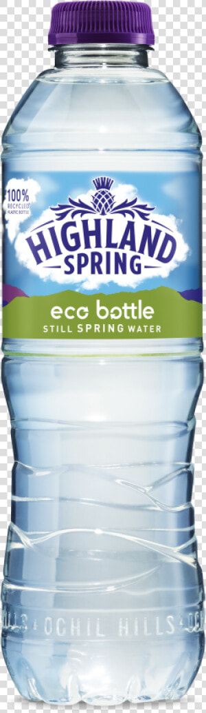 Highland Spring Eco Bottle In Layers Resized  HD Png Download