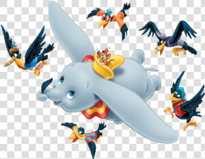 Dumbo The Flying Elephant Timothy Q   Dumbo And His Friends  HD Png Download
