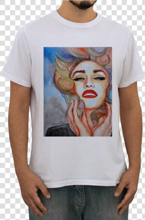 Camiseta Gwen Stefani Em Aquarela De Margarete Bomna   Blusa Da Marilia Mendonça  HD Png Download