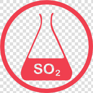 Sulphurdioxide Allergy Red Icon   Sulphur Dioxide Icon  HD Png Download