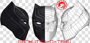 Batman Mask Template Pepakura   Mask Pepakura  HD Png Download