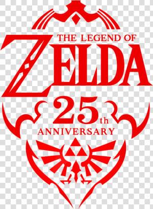 Transparent 25th Anniversary Png   Legend Of Zelda 25th Anniversary  Png Download