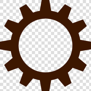 Gears Clipart Brown   Cogwheel Png  Transparent Png