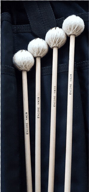 Encore Nm2b Nanae Mimura Hard Birch Marimba Mallets   Makeup Brushes  HD Png Download