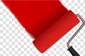 Transparent Red Paint Png   Red Paint Roller Png  Png Download