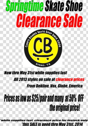 Springtime Shoe Sale Shoe Clearance Flyer   Circle  HD Png Download