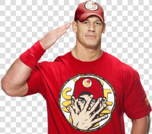 John Cena Image   John Cena Red Shirt  HD Png Download