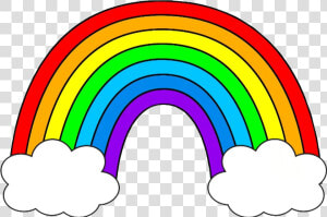 Free Download These Rainbow Clip Art   Rainbow Colors Clipart  HD Png Download